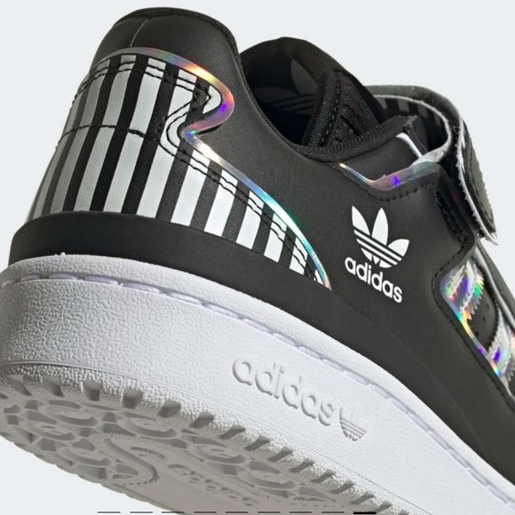 ADIDAS - Black Forum Plus Shoes - Women's Size 8 - Picture 8 of 9